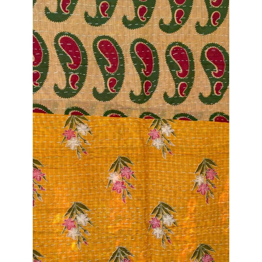 Brand New Kanta Double Sided Quilt South Asian